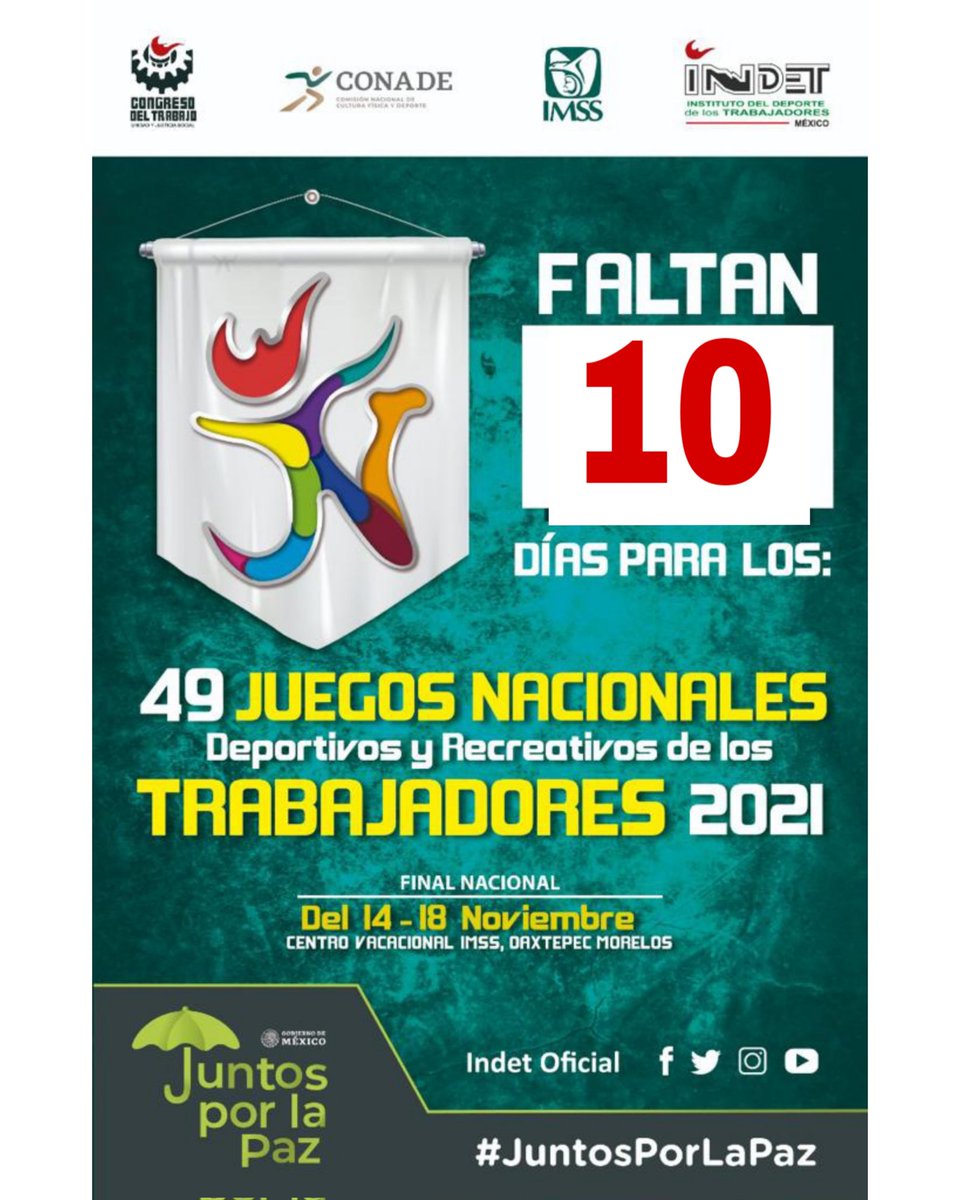 Comienza la cuenta regresiva! Faltan solo 10 días!