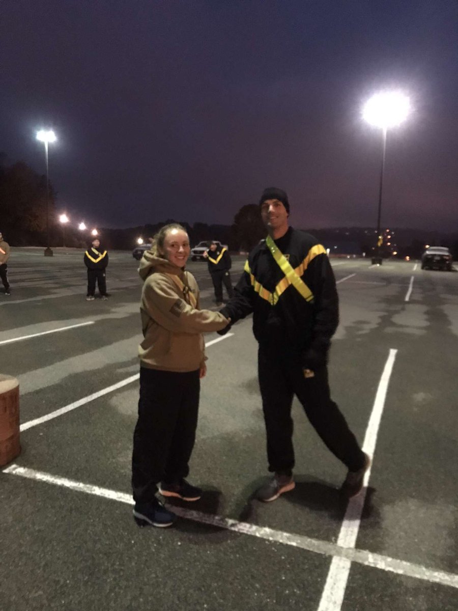 UVAWiseArmyROTC's tweet photo. Congratulations to Cadet Haley Kerhart for being named Cadet of the Month for October! With being on top of her game, taking up new responsibilities, and being highly motivated amongst our ranks, she has earned this award! #USArmy #FightingCAVs #ArmyROTC #7thBDE @7ThBDEArmyROTC https://t.co/hRnD8JLXxl