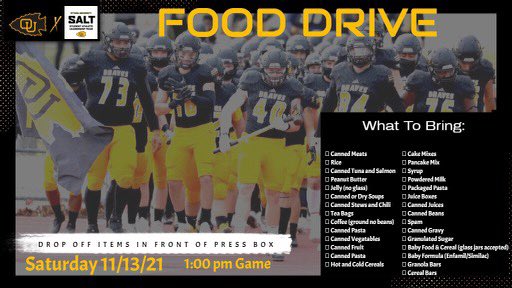 OttawaBravesFB's tweet photo. Please Help Out with our Food Drive. https://t.co/gw33WwCe9F