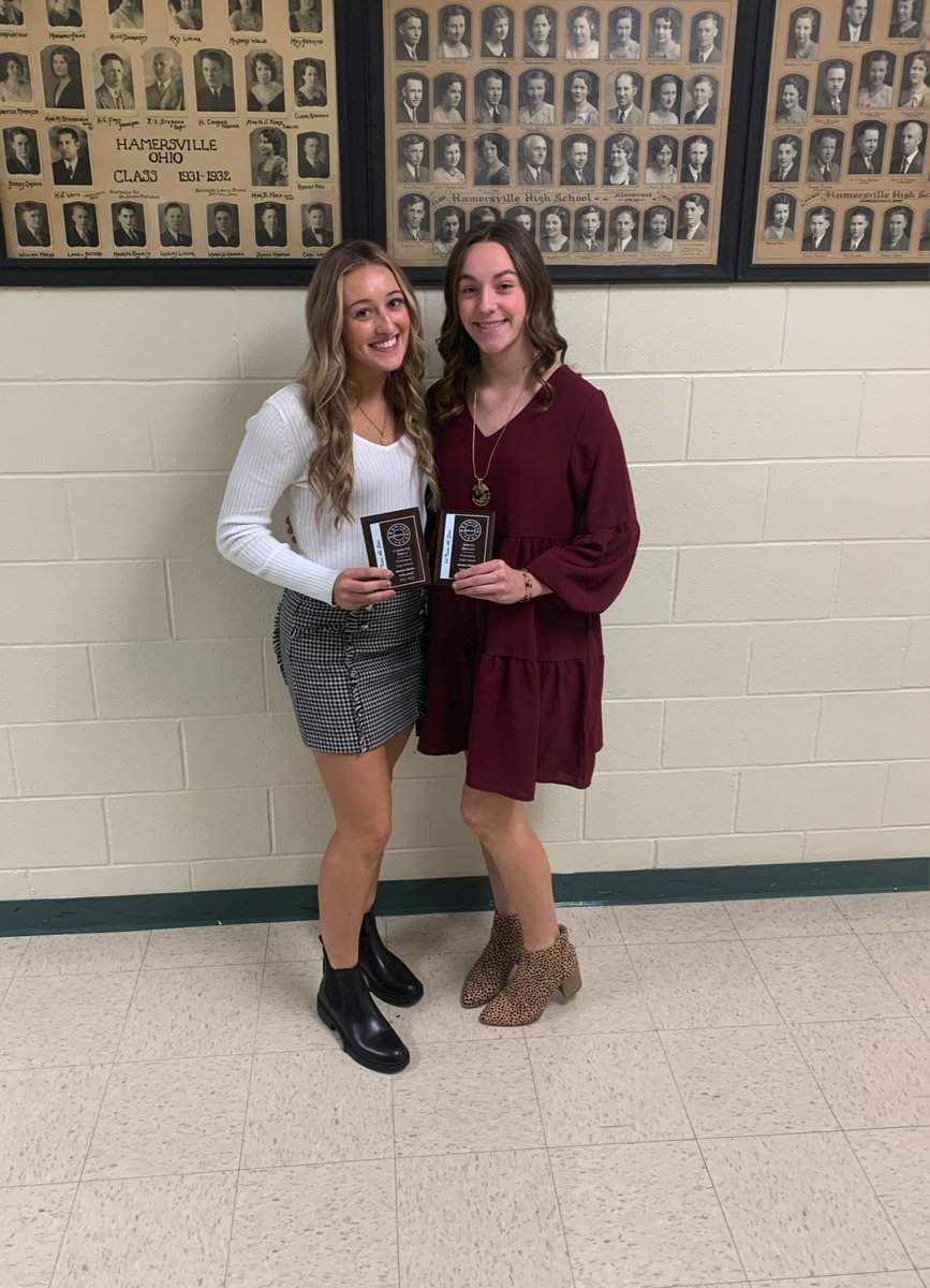 SBAAC 1st Team Volleyball:  Caroline Diels and Brynn Bryant