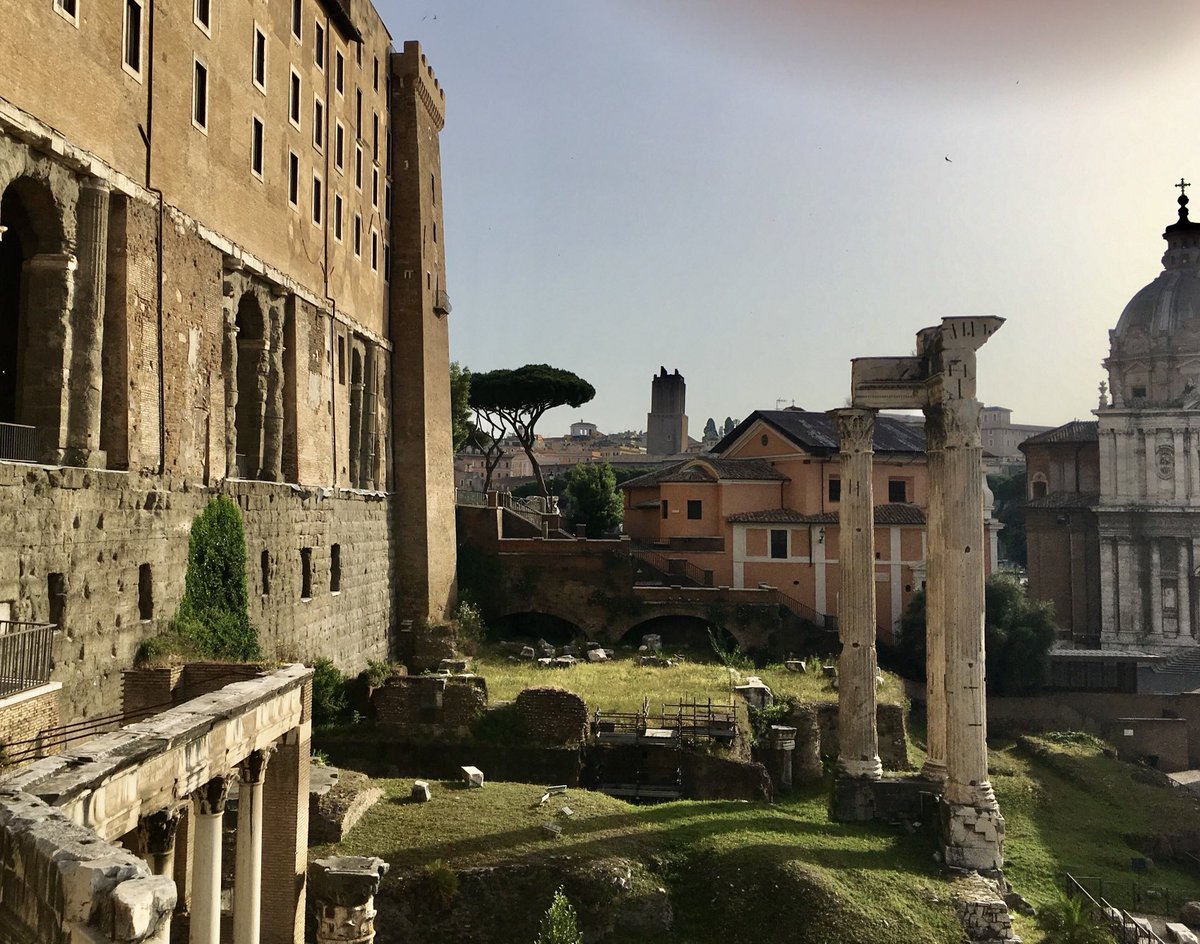Vista del #Tabularium una mattina presto…
#ForoRomano
#Roma 🤍
#RomeisUs