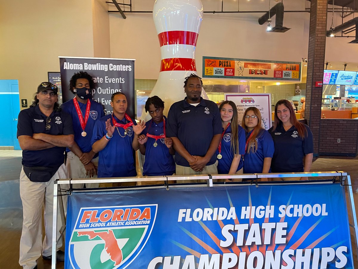 HshsSpecial's tweet photo. Congratulations to Homestead Sr High’s Unified bowling team, 2021 FHSAA State Bowling Champions. This team was also the Regional Champions. #Unified #inclusion @MiamiSup @Exit1Athletics @HomesteadSHS @LuisaSantos2020 @SOFL_SoFla @MDCPSSouth @SDNewsLeader https://t.co/aZjWAU8O5k