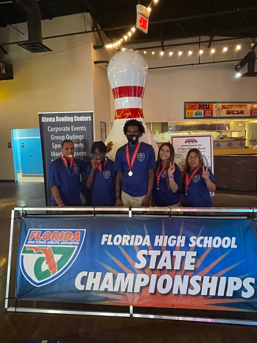 HshsSpecial's tweet photo. Congratulations to Homestead Sr High’s Unified bowling team, 2021 FHSAA State Bowling Champions. This team was also the Regional Champions. #Unified #inclusion @MiamiSup @Exit1Athletics @HomesteadSHS @LuisaSantos2020 @SOFL_SoFla @MDCPSSouth @SDNewsLeader https://t.co/aZjWAU8O5k