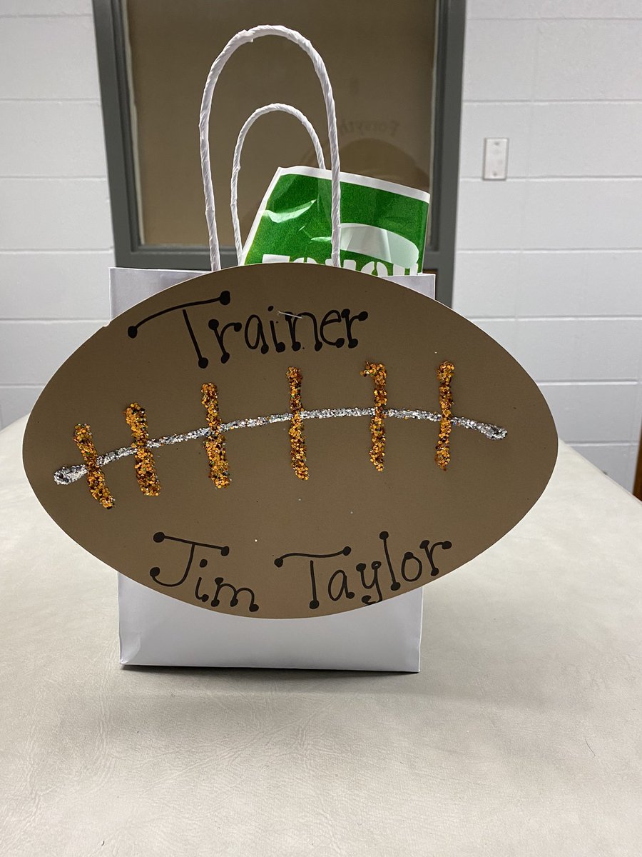 JTaylorATC's tweet photo. It may lack Athletic in the title as our profession would prefer, but after all these years as an AT it still gives you a good feeling to be included on the list of team goodie bags. @ForsythFootball https://t.co/PAjSnCNII1