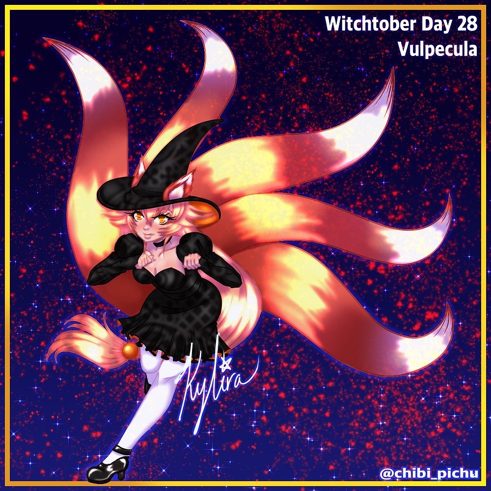 chibi_pichu's tweet photo. Witchtober Day 28: Vulpecula

#AnimeArt #witchtober2021 https://t.co/RcxpnDTNk5