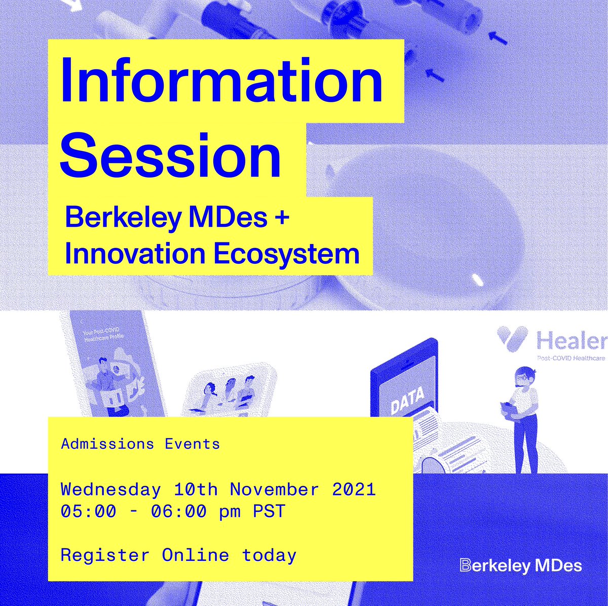 💡WED, NOV 10, 5 – 6 PM PST💡Learn more about the ways current students leverage the resources at UC Berkeley to enrich their experiences and launch their professional opportunities in the Bay Area. RSVP at: gradapp.berkeley.edu/register/?id=6…
#mdes2022 #berkeleymdes #ucberkeley