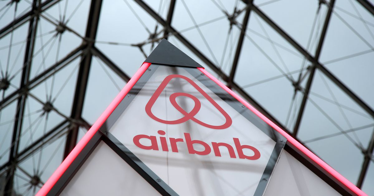 Reuters's tweet photo. Airbnb revenue surges as countries open up for vaccinated travelers https://t.co/VSrQtTJh7r https://t.co/9VhdfHatta