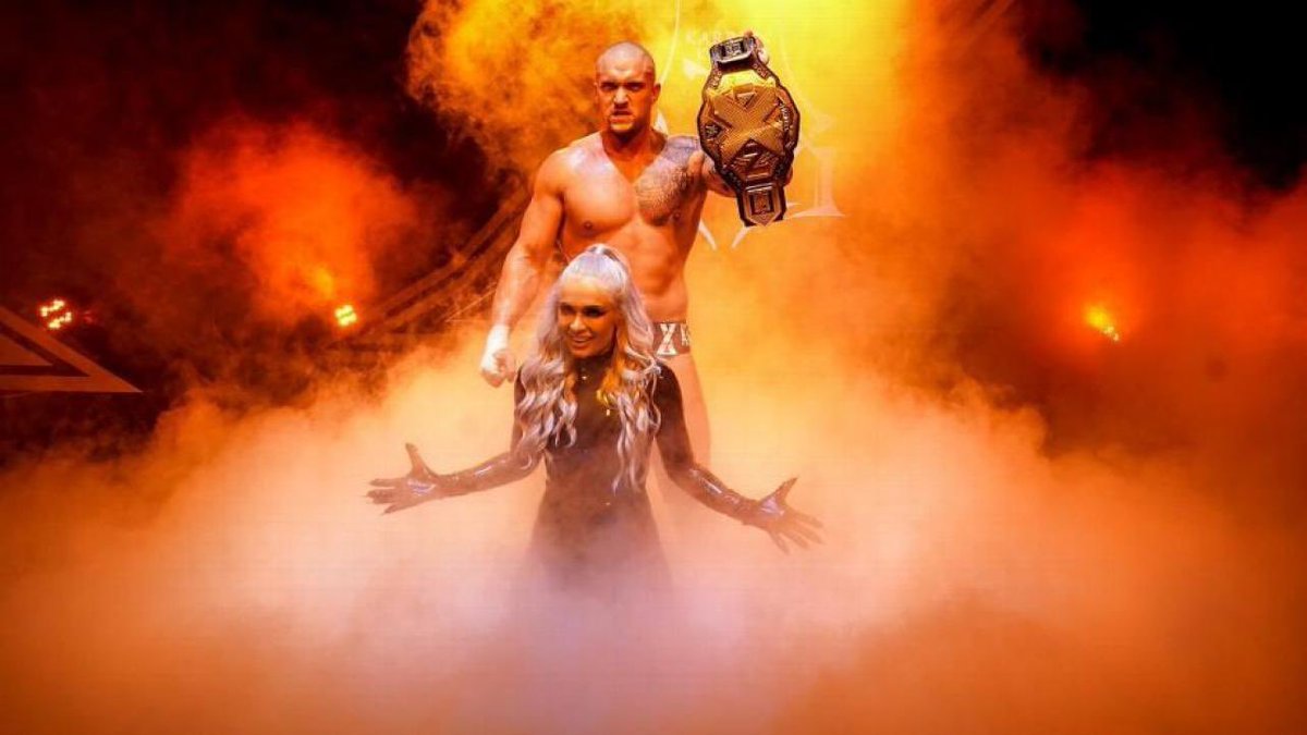 WWF_Hasbro_Dan's tweet photo. Thank you so much, NXT 1.0 was the only WWE product I watched over the last few years @Lady_Scarlett13 @WWEKarrionKross @RealKeithLee I wish they had just left your characters well alone white hot in NXT,screwed over on the main roster. Wish you all the best! #FallandPray #Barsk https://t.co/4XOgM0V0je