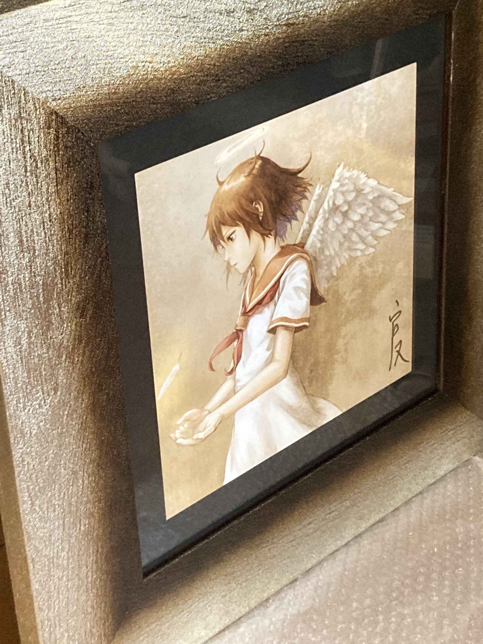 Anmi 直筆サイン入り 複製原画　個展SUPERBLOOM A2 会場限定 Anmi個展「SUPERBLOOM」開催レポート | pixiv WAEN GALLERY