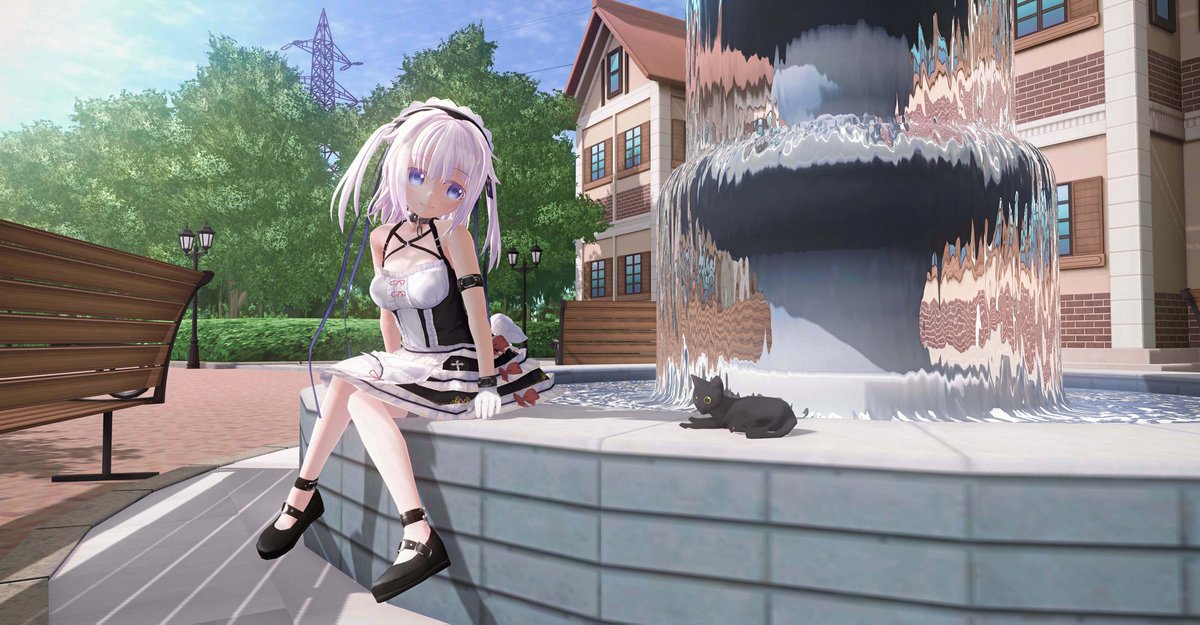 Fountain and Black Cat Retrofit
喷水と黒猫·改
It's the anniversary of me being a COM3D2 screenshotter, so I remake my first scene.
#COM3D2 #CM3D2 #カスタムオーダーメイド3D2 #カスタムメイド3D2