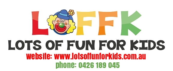 party entertainment Brisbane Queensland lotsoffunforkids.com.au One-stop shop for all child kids party entertainment in Brisbane including roving performers, magicians, Santa Claus, face painters, Easter Bunny, balloon twisting phone 0426189045 email info@lotsoffunforkids.com.au