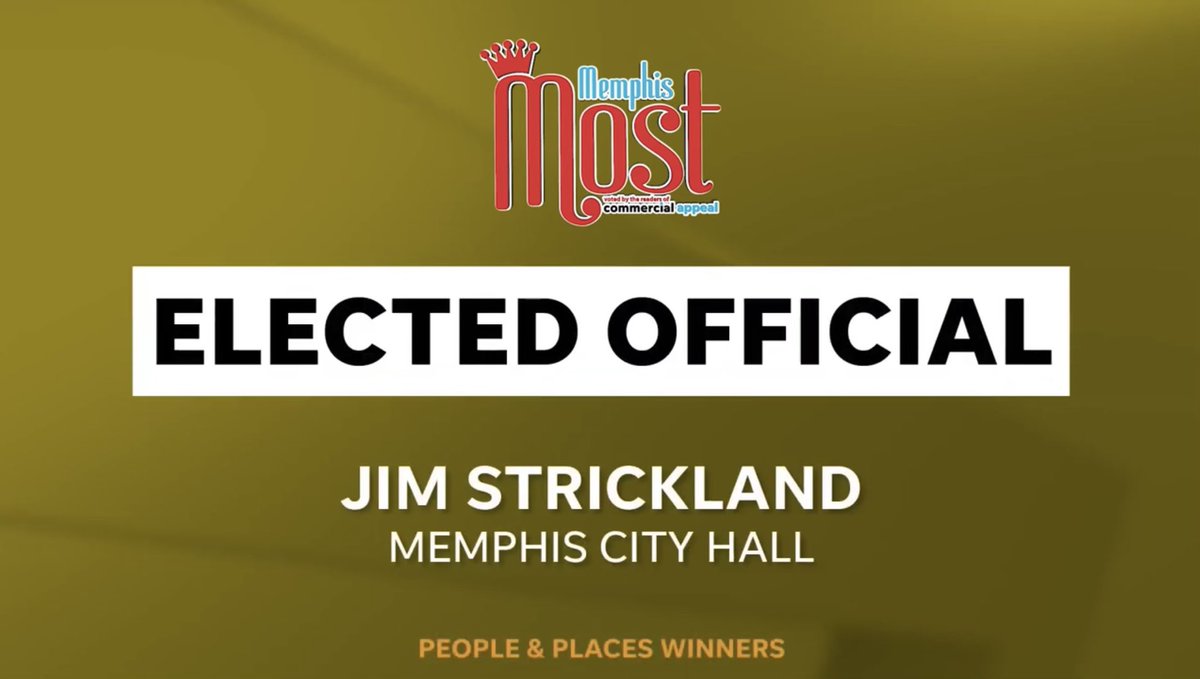 Thank you <a href="/memphisnews/">Commercial Appeal</a> readers for voting me your favorite Elected Official for the 6th year in a row.