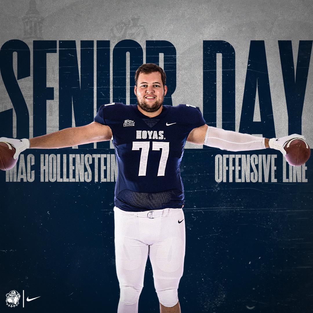 Happy Senior Day, Mac! 🏈🎉 

#DefendTheDistrict #HOYASAXA