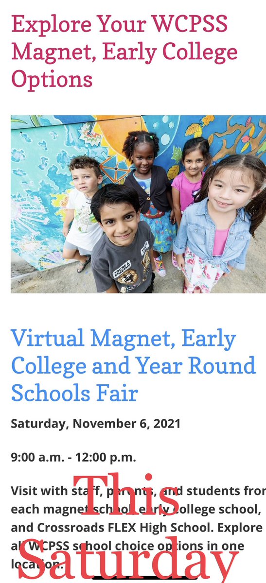 Prospective students:  Come learn about Joyner and why we love it.