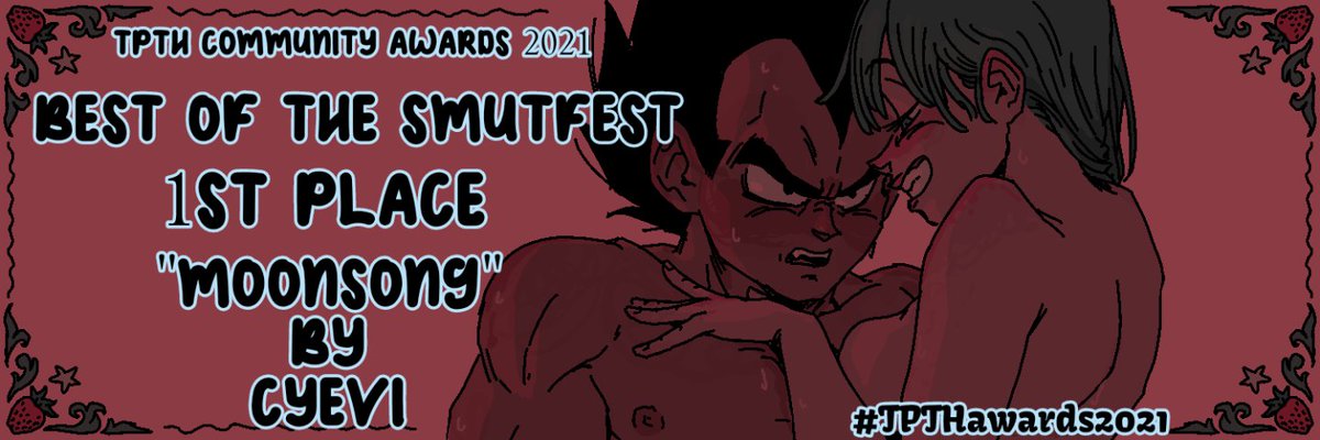 cyevi1's tweet photo. I am deeply humbled to discover that my🏴‍☠️story, MoonSong, placed 1st in the @TPTH_Community awards. It is unfinished, and I had thought rather long forgotten by many. Thank you to everyone who voted and to all the writers who continue to participate in Smutfest each year! 🧡 https://t.co/IqTOD0akKj