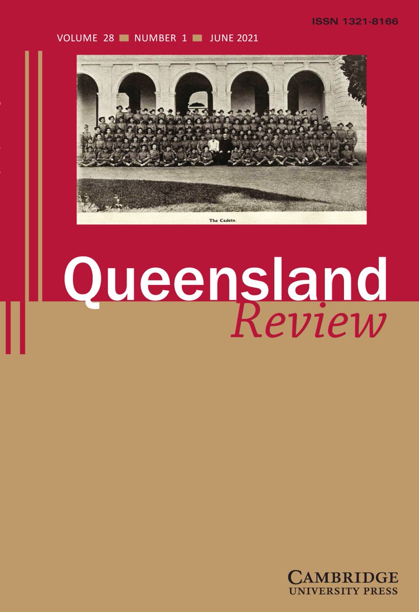 Many thanks to Queensland Review for seeing our article through to publication despite delays caused by Covid. Divided loyalties: St Joseph’s Nudgee College, the Great War and Anzac Day, 1915–39 by Martin Kerby and Margaret Baguley is now available!