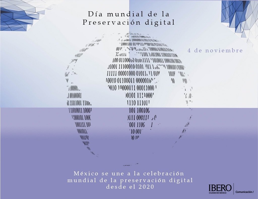 MtriaIberoCom's tweet photo. Hoy es el Día Mundial de la Preservación Digital. El tema de este año es "Rompiendo barreras". El objetivo es crear una mayor conciencia sobre la preservación digital que se traduzca en una mayor comprensión que impregne todos los aspectos de la sociedad. #DigitalPreservationDay https://t.co/YHQDyxqaCh