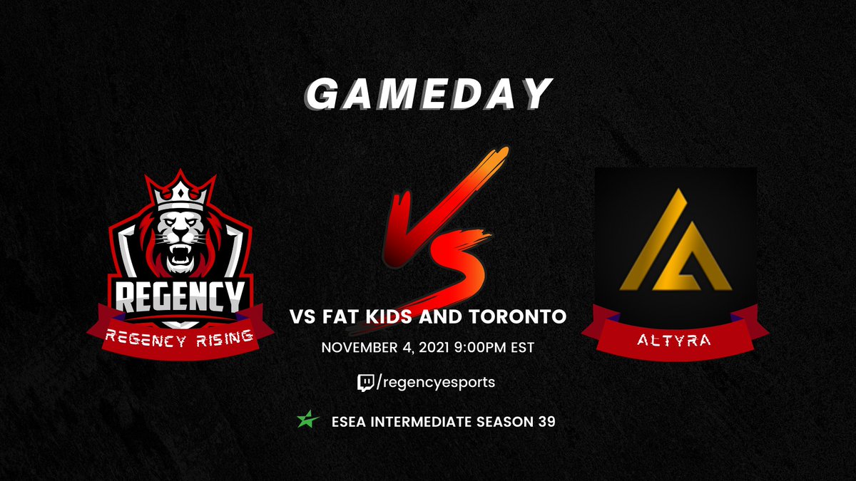 LIVE: Regency Rising vs Altyra 
Also GLHF to @RegencyVALORANT in their game tonight!
twitch.tv/regencyesports