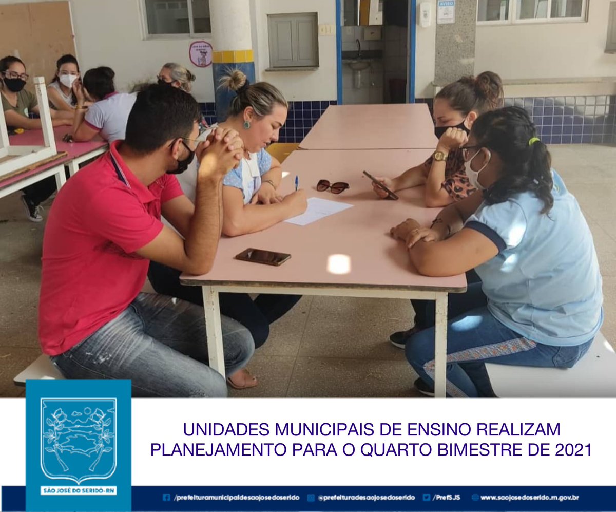 PrefSJS's tweet photo. […] acompanhada pela titular da Secretaria Municipal de Educação e Cultura (SEMEC), Juliana Dantas e pelos coordenadores Romário Gomes e Enilma Medeiros👥
#SEMEC #PlanejamentoEscolar
#PrefeituraDeSãoJoséDoSeridó https://t.co/JsR2Pppb0d