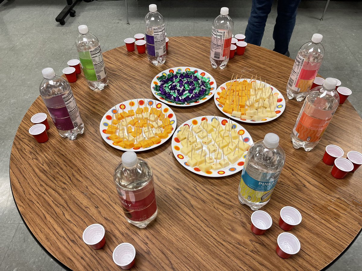 Coach Bryant’s class researched art/artists from the Enlightenment period and then created their own masterpieces that were reflective of that period. Today they displayed their art in true art gallery fashion with refreshments consisting of cheese and sparkling water!