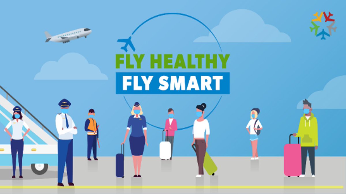 AirlinesDotOrg's tweet photo. U.S. airlines are taking extra steps to protect you during the entire travel experience. As you take to the skies, learn how to #FlyHealthyFlySmart. https://t.co/yt2gwcA2w5 https://t.co/qVI8glgHj0