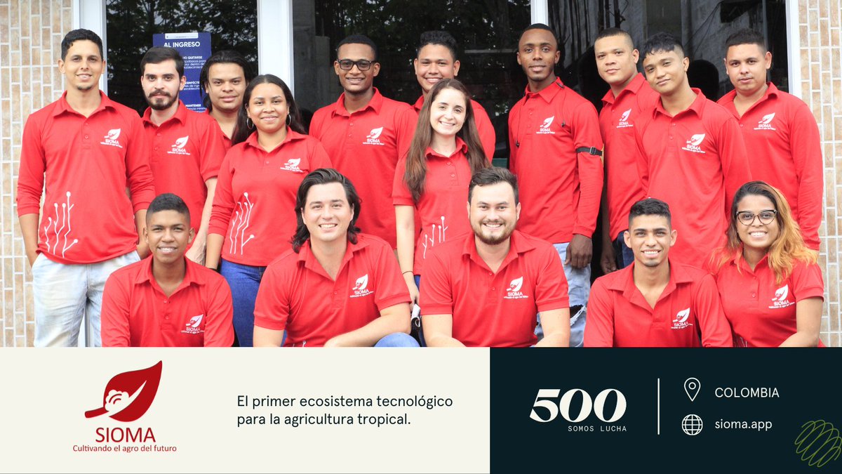 500LatAm's tweet photo. Te presentamos a @siomapp , el primer ecosistema tecnológico para la agricultura tropical. Sioma es una startup colombiana parte de #Batch14. 

Conoce más en https://t.co/vw0VuzigSp https://t.co/BgHbYdlkf5