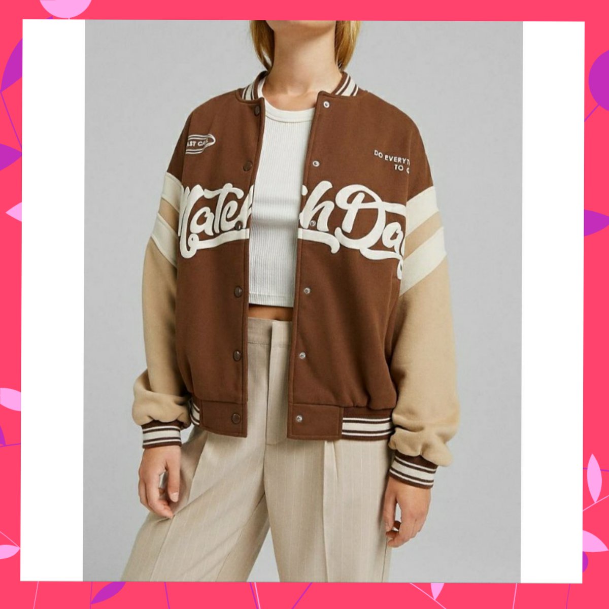 fastytrends's tweet photo. Bershka Varsity Oversized Bomber Jacket in Brown.
Get it here:
https://t.co/HhwphRnOa3
#jacketbomber #jacketfashion #varsityjackets #varsityjacket #oversizedjacket #womenjackets #jacket #baseballjacket #womenjacket #colorblock #bomberjacket #bomberjackets #baseballjackets https://t.co/g0UsBqxius