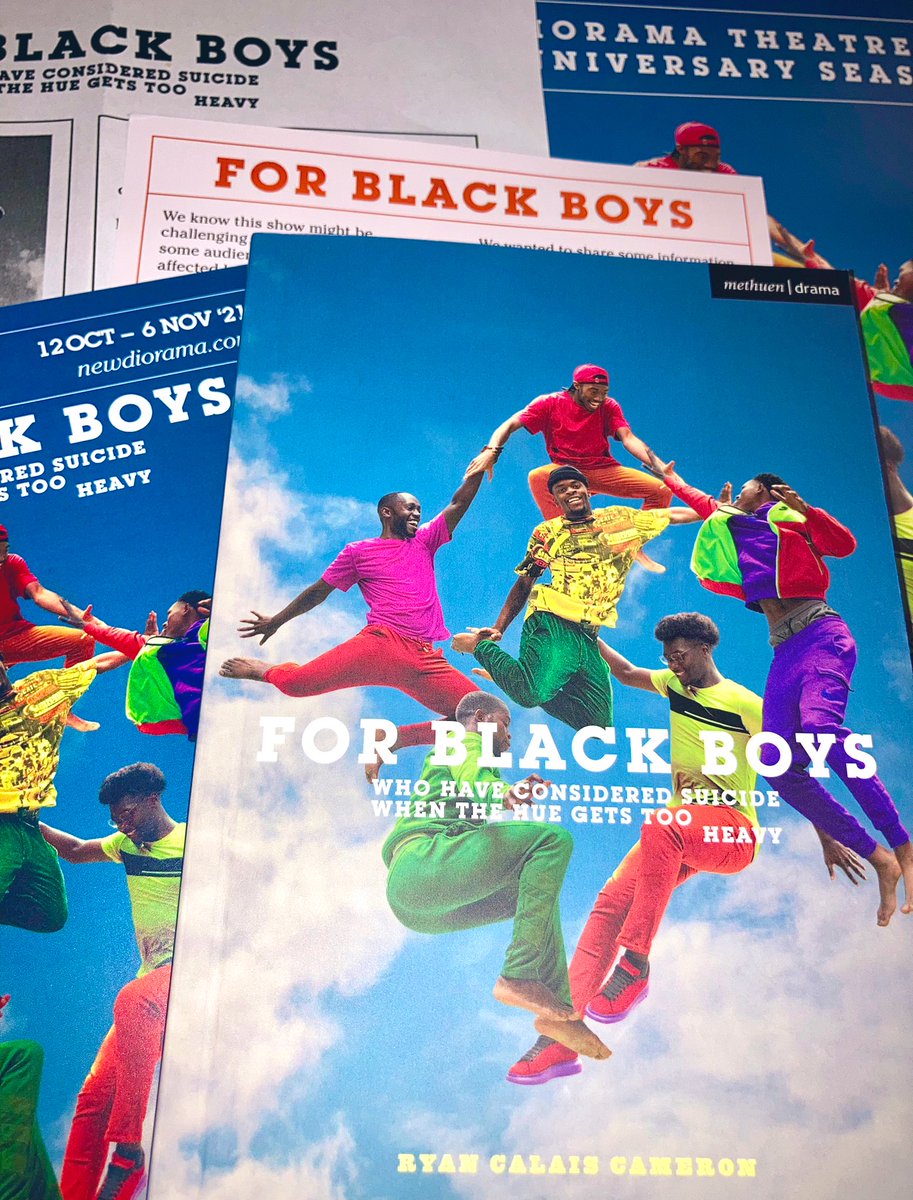 tre_kors's tweet photo. Still not over this brilliant play, so well written and brought to life👏🏿👏🏿 @newdiorama #ForBlackBoys https://t.co/jRpWBcmOrC
