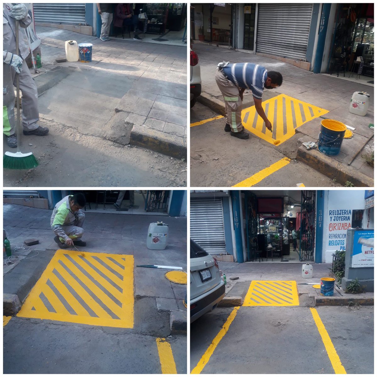 AlcCuauhtemocMx's tweet photo. ✅Reparación de registro🕳️, en #AvInsurgentes
✅Reparación🚧 de banqueta, en #SerapioRendon y #AlfonsoHerrera
✅Poda🍃 a jacaranda, en #RíoPanuco
✅Reparación de luminarias💡, en #Bruselas
✅Balizado🚧 de rampa, en #MercadoJuárez
#CuauhtémocEsTuCasa🏠 https://t.co/ysEUl40Pbf