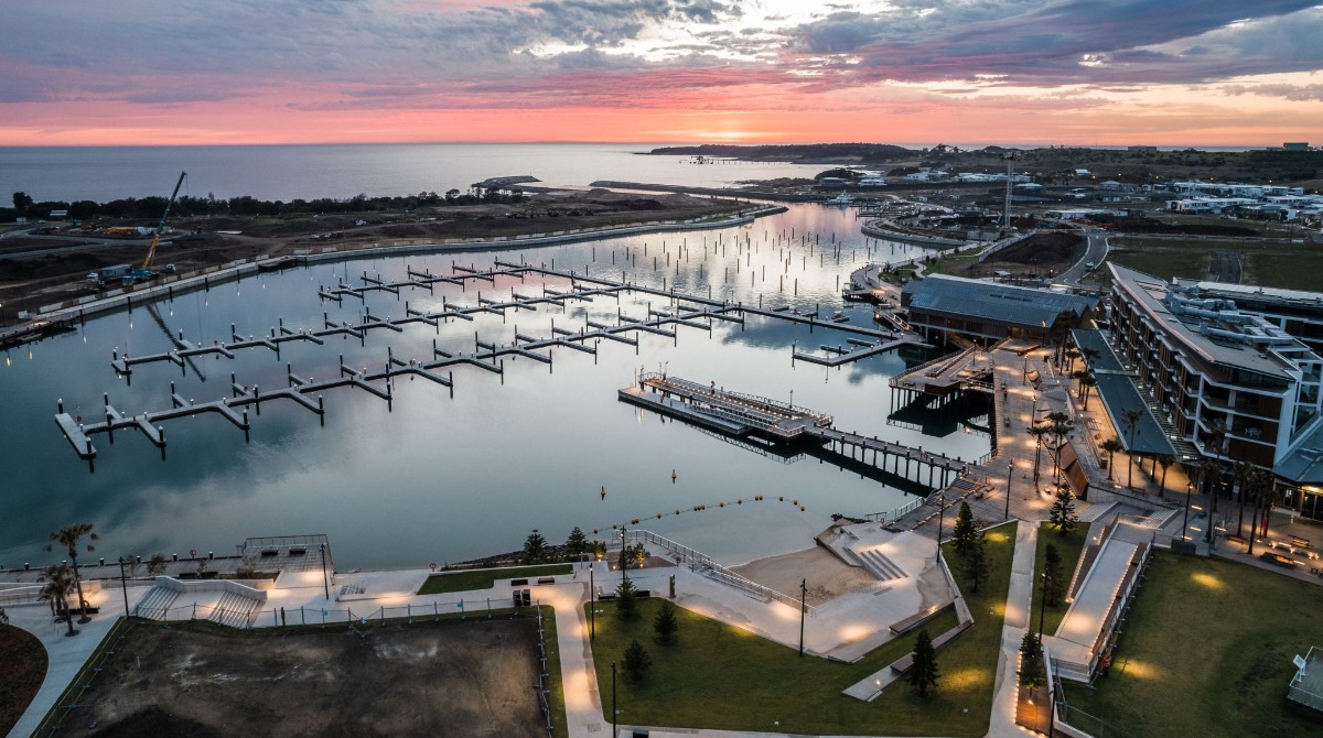 Ethos_Urban's tweet image. Shell Cove boat harbour has welcomed its first vessel, as the new precinct at The Waterfront, Shell Cove officially opened its doors to the public. We are delighted to have played a key role in this project in collaboration with the @FrasersPropAus and Shellharbour City Council.