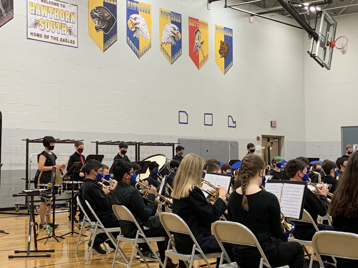 BRAVO to our Middle South Band!! They put on an amazing performance at the concert tonight! 🎶 Thank you to our Band director, Ms. Plohr, and our Jazz Band Director, Mr. Fritz, for an entertaining show! <a href="/District_73/">Hawthorn District 73</a>