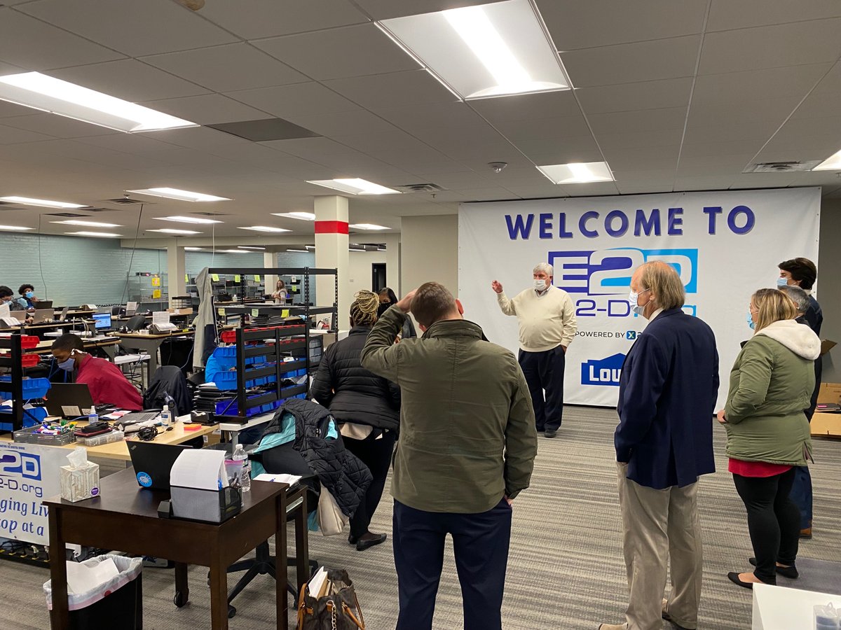 Great times with <a href="/E2DInc/">E2D, Inc. (Eliminate the Digital Divide)</a> today! Please make sure your company or organization is NOT throwing away used laptops. You can donate them and make a huge difference in combatting the digital divide here in Charlotte. Every laptop changes a life forever.