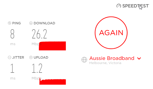 TrentDKnight's tweet photo. Loving the connection provided by @NBN_Australia for one of my clients. 6 appointments so far with 'no-fault found' and one formal complaint from ISP to NBN Co. Getting great support from @Aussie_BB , NBN Co... lift your game. https://t.co/WCacQFwszW
