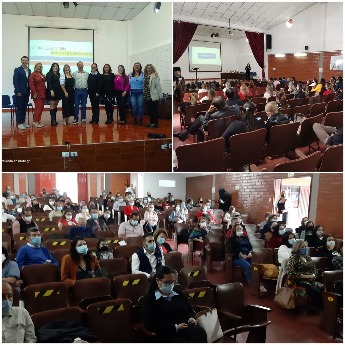 MartaISernaN's tweet photo. .@PTA_Colombia Manizales, "Las huellas de una historia en construcción", un significativo evento de cierre 2020-2021 con SEM Manizales, Directivos y Tutores. Seguimos construyendo sinergias en el camino hacia la calidad y la excelencia educativa. @Daz4Grace @Mineducacion https://t.co/8B4fHBLvGa