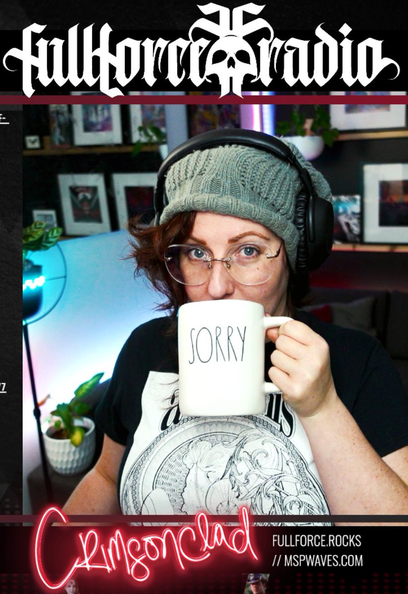 fullforcerocks's tweet photo. I'm live right now for #FullforceRadio, and for the next two hours, it's tea, tuques, and some absolutely killer #heavymetal. Come join!
https://t.co/WBy50hnsny https://t.co/N8EqqpB7RV