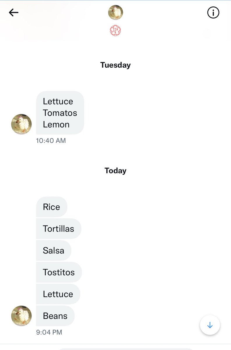 RAINBOWFlSH's tweet photo. what the  fcuk y’all need to stop using my DMs as your grocery lists https://t.co/W5Yf13aPAj