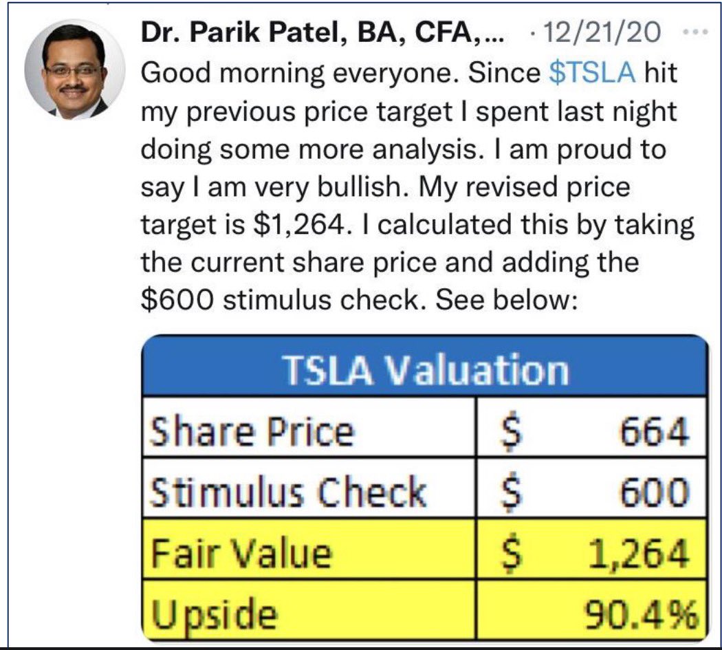 marketplunger1's tweet photo. If this isn’t the greatest stock call in history than I don’t know what is. 

@ParikPatelCFA https://t.co/Cswb7m3uRi