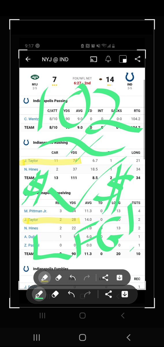 PhillySprtsRich's tweet photo. 🔥 First Half Cash 🤑
🎯 J Taylor Over 100.5 rush/rec yards #POD ✅⭐✅
Too easy! That's the 5th straight #POD 🆓 winner in a row.
L6 #FreePicks 5-1!
Show some 💕 if you met my crew & I at the 🏦! 🔨⤵️
#PhillyPsPicks #BanksAlwaysOpen https://t.co/om9sAyX5SE