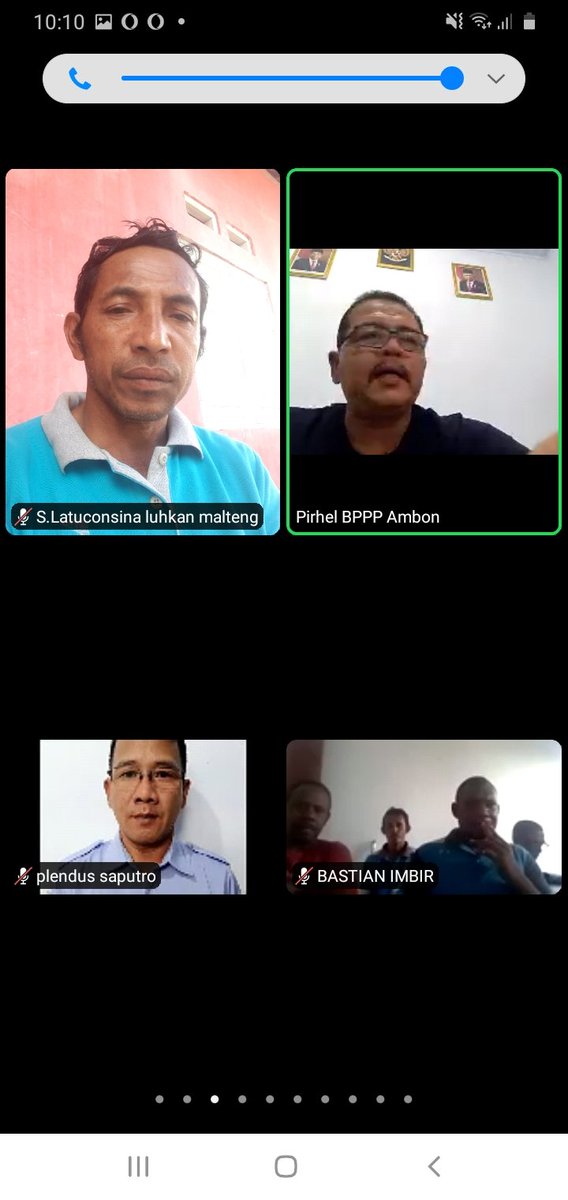 SLatu14's tweet photo. Jumat (05/11/21) 
Syaprudin Latuconsina
Luhkan Kab.Maluku Tengah
Mengikuti Apel Pegi Lingkup
Satminkal Bp3 Ambon.
#giatluhkansatminkalambon 
#luhkankabmalukutengah
#luhlapor  @brsdm_kp 
@puslatluhkp @kkpgoid https://t.co/Ic1z8X4SIX