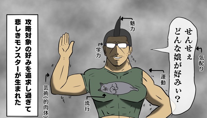 推しに振り向いてもらうために悲しきパラメータモンスターとなったおじさん(なおボッチEDだった)
中年男性による『ときめきメモリアル Girl's Side 4th Heart』プレイ絵日記
https://t.co/fG7gTt0KhL