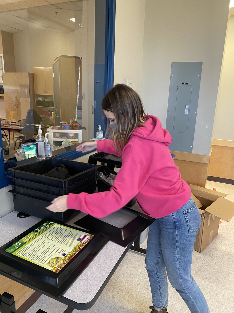 edavenport79's tweet photo. Bringing #outdooreducation into the school…@megswiebe and I set up the worm bin today @MatsquiElem!  It’s exciting🪱🪱.  @kari_petzold @TammySiganakis #abbyschools https://t.co/afxkeHWVP3
