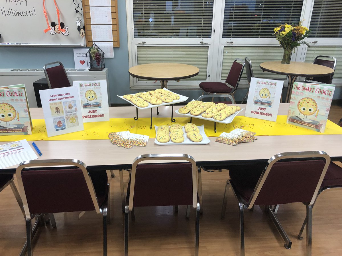 So fun sharing The Smart Cookie with the Everett staff!