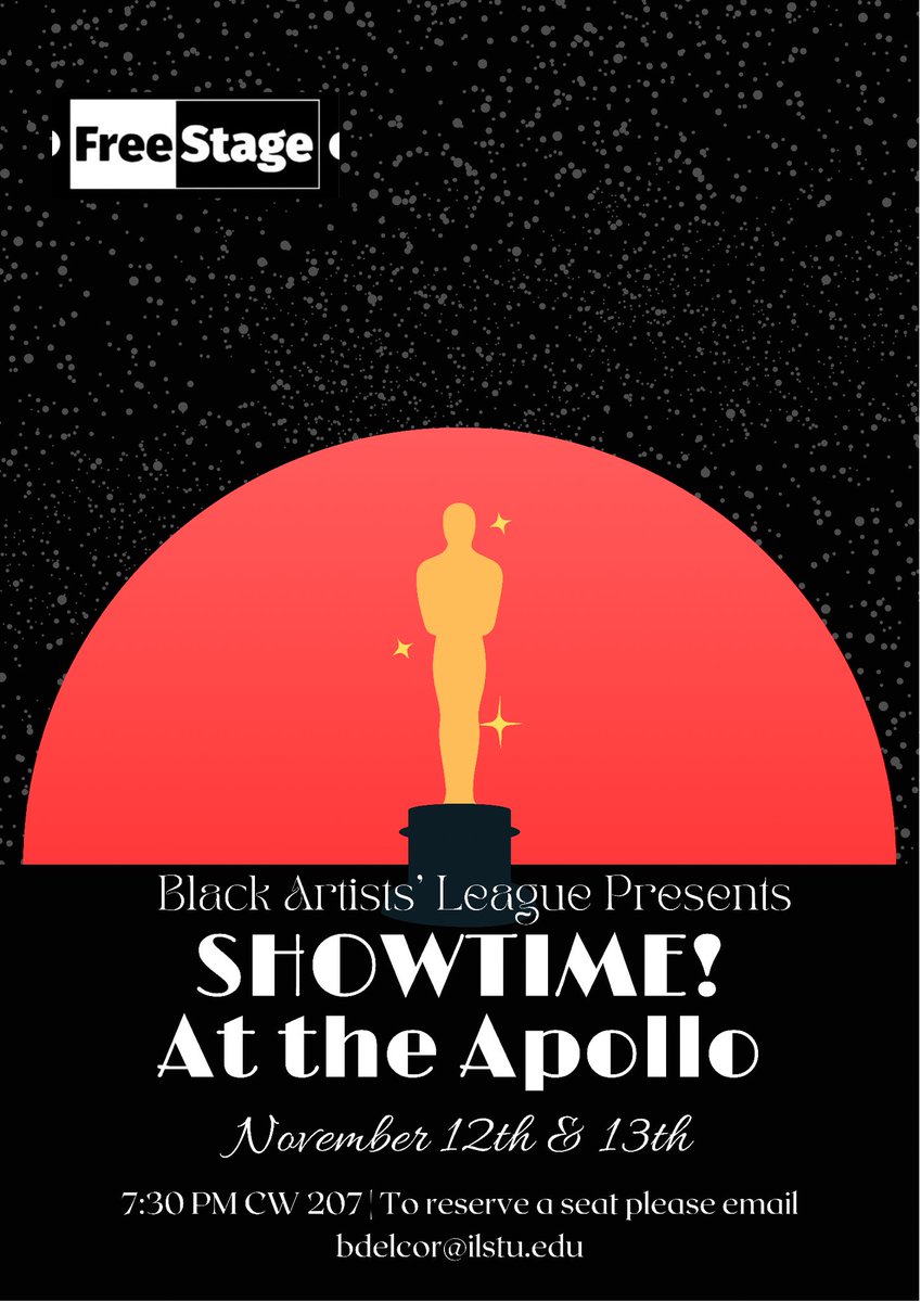BlackArtistLea1's tweet image. Come see showtime at the Apollo which opens next friday! We have a game show, some handwritten sketches and featured performers! Who will they be?? 🤫 #illinoisstate #isu21 #isu22 #isu23 #isu24 #isu25