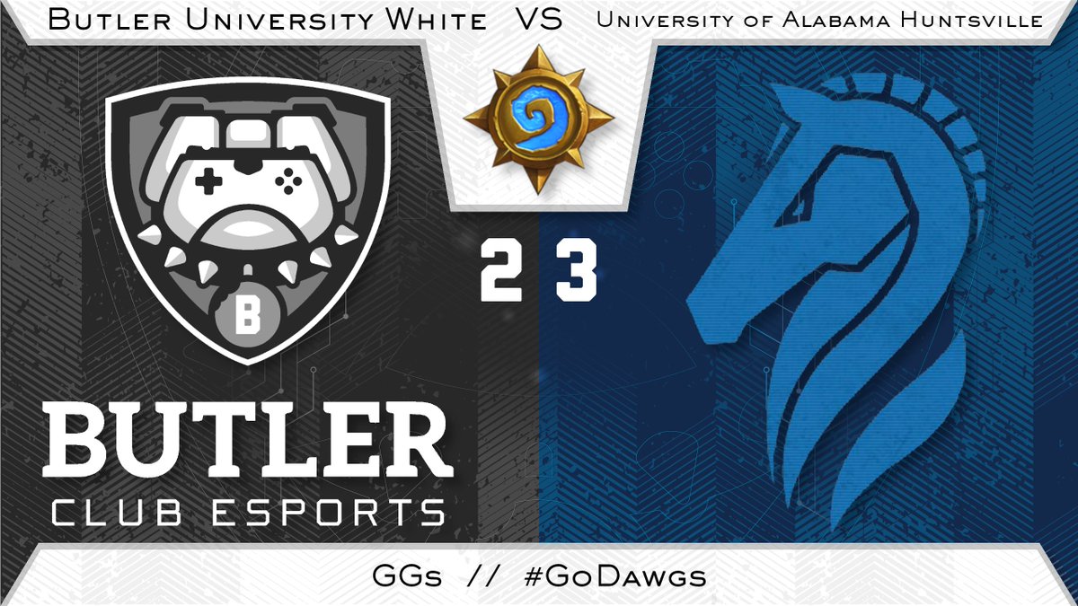 BUClubEsports's tweet photo. A pair of losses - one very close - to MashU and @EsportsUah tonight end this #ButlerHS event for the fall - GGs all around! #GoDawgs https://t.co/Fnt7qNrNUD