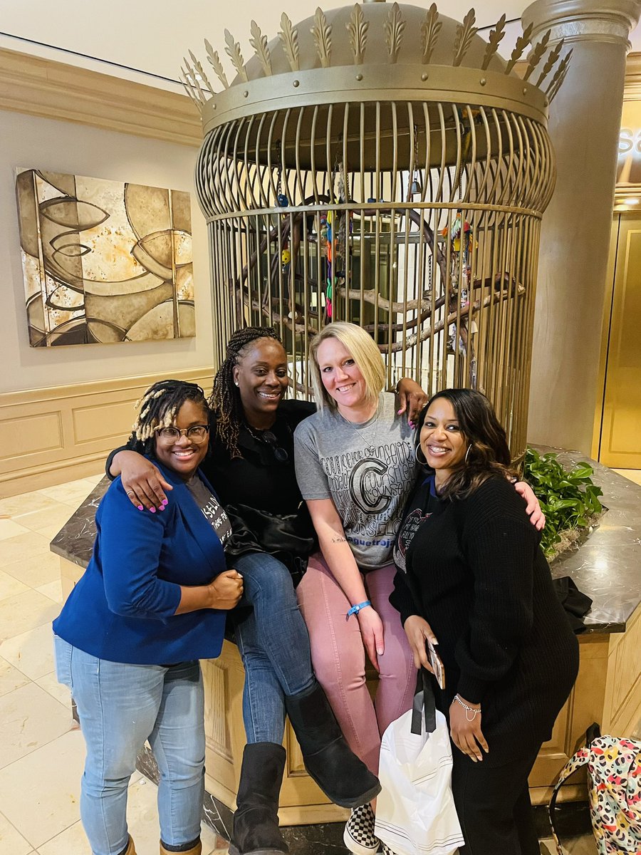 techCAREWilson's tweet photo. Back together and it feels so good!! #TheOGSquad @counselor1415 @CounselorKelley @ACormierRuss #TCAPGC21 https://t.co/XGlCD5evCs