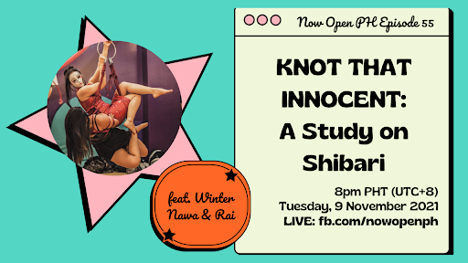 NowOpenPH's tweet photo. Oh baby, baby... if youβve ever been interested in BDSM, or bondage in particular, our next episode is for you! π
Weβre putting the spotlight on Shibari a.k.a. Japanese rope bondage on Tuesday at the #NowOpenPodcast! π€πͺ’ https://t.co/UAsCPt4ttc
