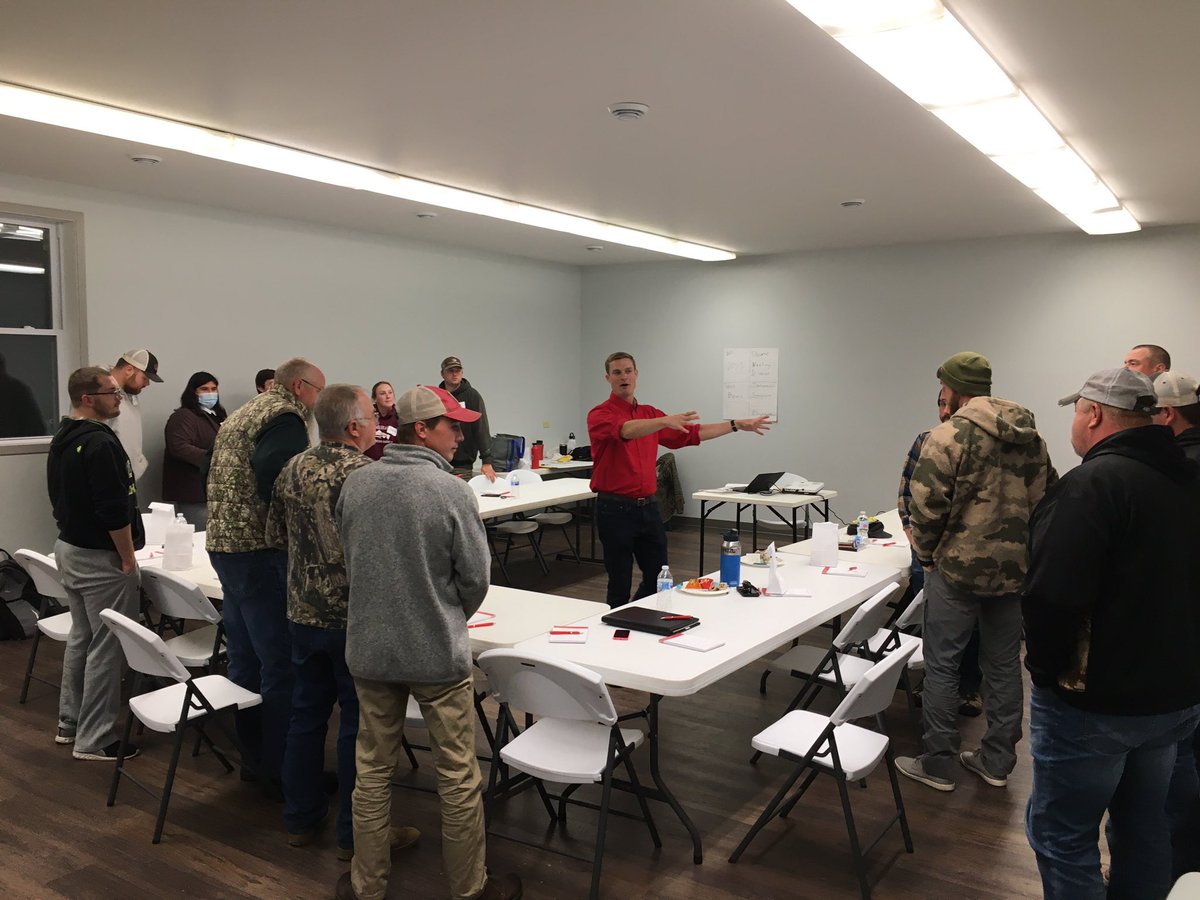 <a href="/adamkjanke/">Adam Janke</a> doing what he does best (#extension) with a full room of future Chronic Wasting Disease ambassadors! Tonight was the first of three sessions to help educate hunters, landowners, and concerned citizens about #CWD in #Iowa. <a href="/ISUANR/">ISU ANR Extension</a> <a href="/iowadnr/">Iowa DNR</a>