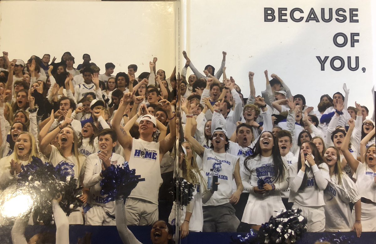 How many other schools put their cheering section on the COVER of the yearbook? We want #TheZone8 Banner!  @WISH_TV @ACwishtv @cliffWISH8 @OliviaRayWISH