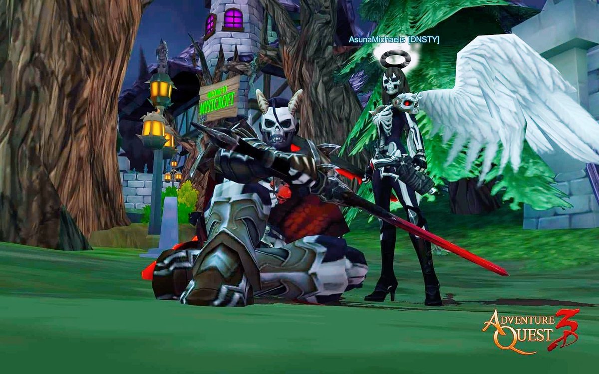 Asuna_Michaelis's tweet photo. Quite unexpected news! 
Thank u so much @Aq3dValor ✨❣️☺️
For giving us (@RukiDragon and me) the opportunity to participate in your fun dynamics in Discord. 

👀Don't forget to join them⤵️⤵️⤵️
https://t.co/0HvGuA5Fjl

#AQ3D #spooky #CoupleGoals https://t.co/ZXLfEgmRCn