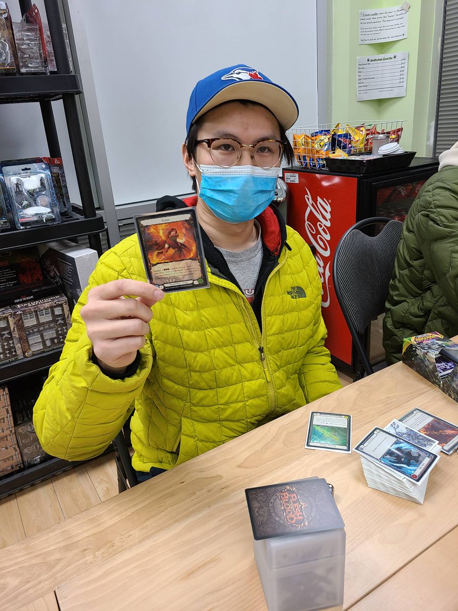 WoodForSheepLtd's tweet photo. Congratulations to our #BlitzNight winner by guiding #Kano to victory!
#FABTCG #FleshNBlood #CCG https://t.co/w8n9tyw1WC